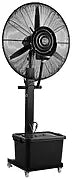 Ventilateur Oscillant Portable avec Brumisateur, Réservoir 42 L