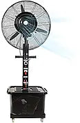 Ventilateur sur Pied Brumisateur d'Extérieur Oscillant, 3 Vitesses