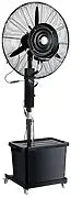 Ventilateur Brumisateur Oscillant 60°, 3 Vitesses de Refroidissement