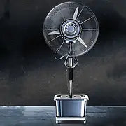 Ventilateur d'Extérieur sur Pied avec Réservoir d'Eau et Roulettes