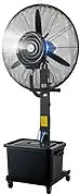 MYUYEE Ventilateur sur Pied Brumisateur D'Extérieur, Ventilateur Industriel Haute Vitesse
