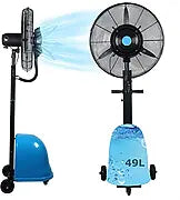 Ventilateur Brumisateur Oscillant 90° pour Extérieur