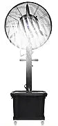 Ventilateur de Brumisation sur Pied Oscillant Industriel