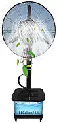 Ventilateur Brumisateur Portable sur Pied, Oscillation 90°, Réservoir 42 L