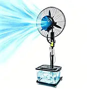 Ventilateur Brumisateur Industriel avec Réservoir 40 L, 3 Vitesses