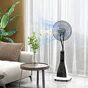 Ventilateur sur pied 90 W EVRYAE - brumisation et oscillation 75 degres telecommande et