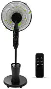 Ventilateur Brumisateur 2 en 1 sur Pied 75 W, Télécommande, Humidificateur 2,8 L
