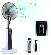Ventilateur brumisateur Noir Ventilateur sur Pied avec nébuliseur deau avec Télécommande 2 en
