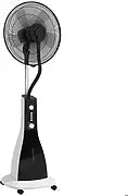 Ventilateur brumisateur sur pied EDENDIRECT 90 W avec roulettestélécommandeaffichage LED3